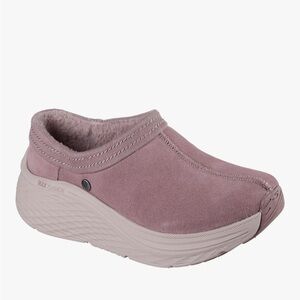 Skechers Mauve Suede Mules